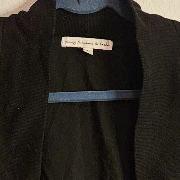 Open Front Crop Bomber Jacket - Picture 2 of 2